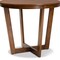 Baxton Studio Alayna Walnut Brown Finished 35-Inch-Wide Round Wood Dining Table 169-10897 - alternate 7